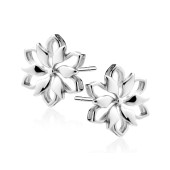 Cercei argint floare DiAmanti Z1580ER-DIA